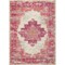 Homeroots 5 x 7 ft. Ivory & Fuchsia Distressed Area Rug 385323 - alternate 1